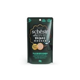 Schesir 80 gr After Dark Pouch Et Suyunda Tavuklu ve Bıldırcın Yumurtalı Yetişkin Kedi Konservesi