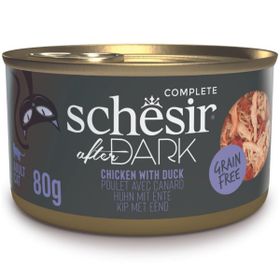 Schesir 80 gr After Dark Tavuklu ve Ördekli Et Suyunda Kedi Konservesi