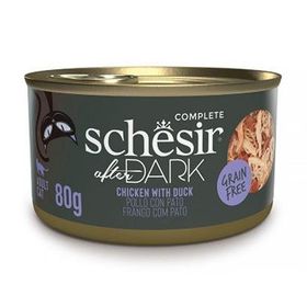 Schesir 80 gr After Dark Tavuklu ve Ördekli Kedi Konservesi