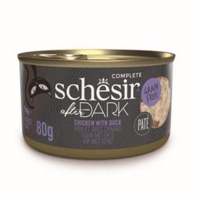 Schesir 80 gr After Dark Tavuklu ve Ördekli Yetişkin Kedi Konservesi