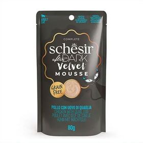 Schesir 80 gr After Dark Velvet Mousse Tavuk ve Bıldırcın Yumurtalı Kedi Yaş Maması