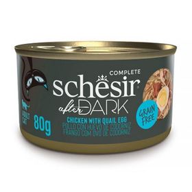 Schesir 80 gr After Dark Wholefood Tavuklu ve Yumurtalı Kedi Konservesi