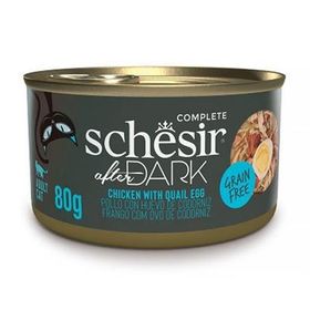 Schesir 80 gr After Dark Wholefood Tavuklu ve Yumurtalı Kedi Konservesi