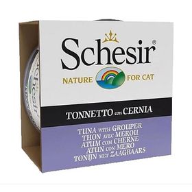 Schesir 85 gr Jöle İçinde Ton Balıklı ve Somonlu Yetişkin Kedi Konservesi