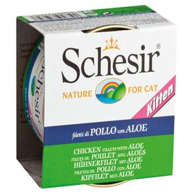 Schesir 85 gr Kitten Tavuk ve Aloeveralı Yavru Kedi Konservesi