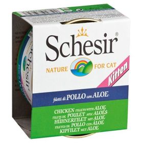 Schesir 85 gr Kitten Tavuk ve Aloeveralı Yavru Kedi Konservesi