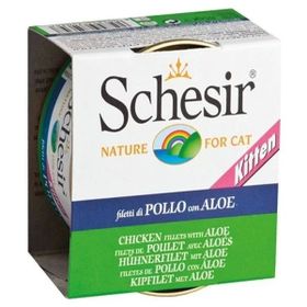Schesir 85 gr Kitten Tavuk ve Aloeveralı Yavru Kedi Konservesi