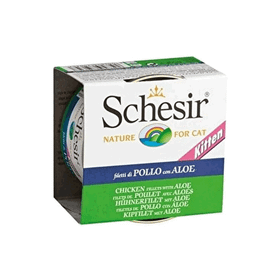 Schesir 85 gr Kitten Tavuk ve Aloeveralı Yavru Konserve Kedi Maması