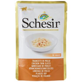 Schesir 85 gr Kıyılmış Tavuk Etli Yetişkin Kedi Konservesi