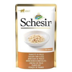 Schesir 85 gr Kıyılmış Tavuklu Yetişkin Konserve Kedi Maması