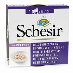 Schesir 85 gr Tavuklu ve Sığır Etli Yetişkin Kedi Konservesi