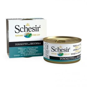Schesir 85 gr Ton Balığı ve Sarı Kuyruk Balıklı Jöleli Kedi Konservesi