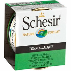 Schesir 85 gr Ton Balıklı ve Deniz Bitkili Jöleli Konserve Kedi Maması