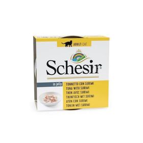 Schesir 85 gr Ton Balıklı ve Yengeç Etli Kedi Konservesi