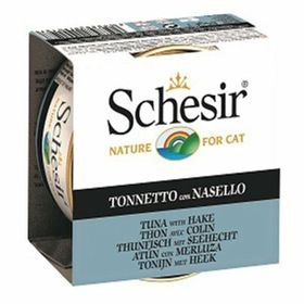Schesir 85 gr Tuna Balıklı ve Barlam Balığı Jöleli Konserve Kedi Maması