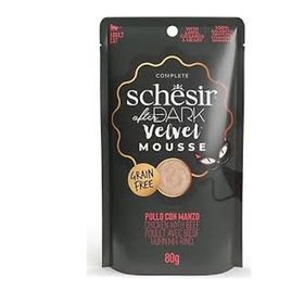Schesir After Dark Mousse 80 gr Tavuk Sığır Etli Tahılsız Yetişkin Kedi Konservesi