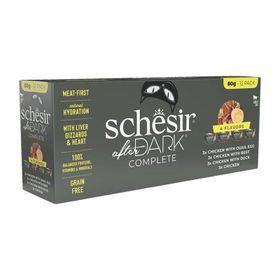 Schesir After Dark Sos İçinde Karışık Çeşitli Yetişkin 12x80 gr Kedi Konservesi