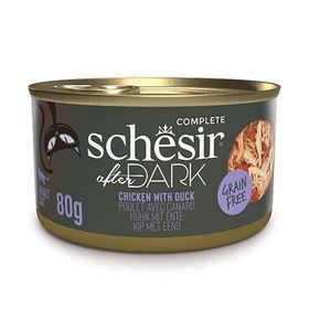Schesir After Dark Tavuk ve Ördek Etli Tahılsız 80 gr Yaş Kedi Maması