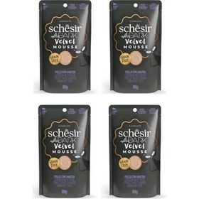 Schesir After Dark Tavuk ve Ördekli Pouch 4x80 gr Kedi Yaş Mama