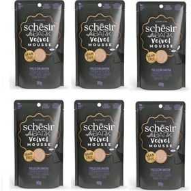 Schesir After Dark Tavuk ve Ördekli Pouch Kedi 6x80 gr Yaş Mama