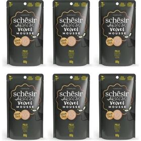 Schesir After Dark Tavuklu Pouch Kedi 6x80 gr Yaş Mama