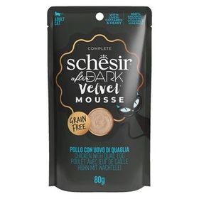 Schesir After Dark Tavuklu ve Bıldırcın Yumurtalı 80 gr Kedi Pouch Maması