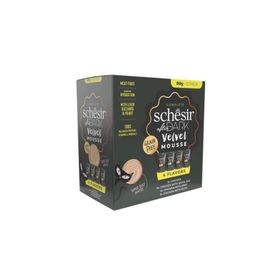 Schesir After Dark Velvet Et Suyunda Karışık Lezzetler Pouch 12x80 gr Yetişkin Konserve Kedi Maması