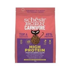 Schesir Born Carnivore Tavuklu Somonlu ve Ringa Balıklı 255 gr Yetişkin Kedi Maması