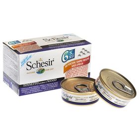 Schesir C106 Multipack Ton Balıklı ve Biftekli 50x6 gr Kedi Yaş Maması