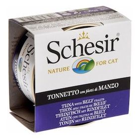 Schesir C141 Ton Balık ve Sığır Etli Jöleli 85 gr Kedi Konservesi