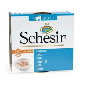Schesir C3000 70 gr Ton Balıklı Naturel Salsa Soslu Tahılsız Kedi Konservesi