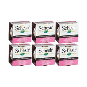 Schesir Cat Jelly Ton Balıklı ve Jambonlu 6x85 gr Yaş Kedi Maması