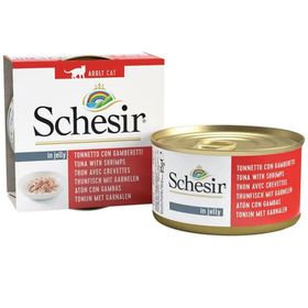 Schesir Cat Jelly Ton Balıklı ve Karidesli 6x85 gr Yaş Kedi Maması
