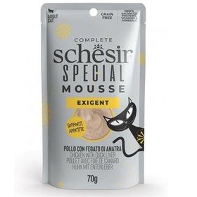 Schesir Exigent Mouse Tavuklu ve Ördekli 80 gr Kedi Konservesi