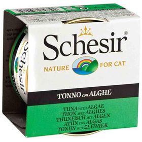 Schesir Jel İçinde Su Yosunu & Ton Balıklı 85 gr Konserve Kedi Maması