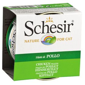 Schesir Jel İçinde Tavuk Etli 85 gr Konserve Kedi Maması