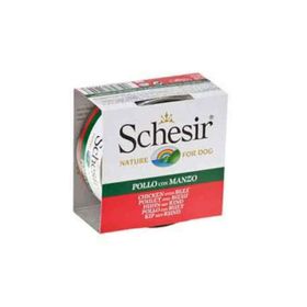 Schesir Jel İçinde Tavuk&Siğir Etli 150 gr Konserve Köpek Mamasi