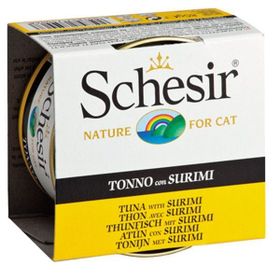 Schesir Jel İçinde Ton Balıkli Yengeçli 85 gr Kedi Maması