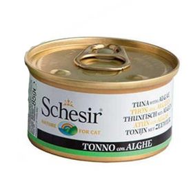 Schesir Jelly Ton Balıklı ve Deniz Bitkili Jöleli 85 gr Kedi Konserve