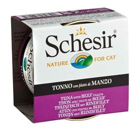 Schesir Jelly Ton Balıklı ve Sığır Etli Jöleli 85 gr Kedi Konserve