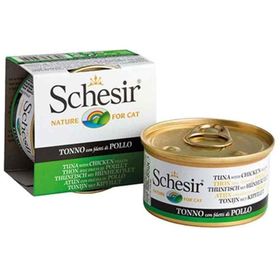 Schesir Jelly Ton Balıklı ve Tavuk Jöleli 85 gr Kedi Konserve
