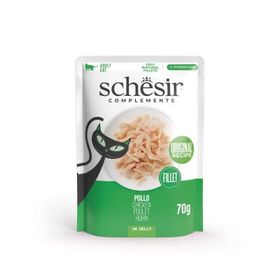 Schesir Jöle İçinde Tavuk Filetolu Yetişkin 70 gr Kedi Konservesi
