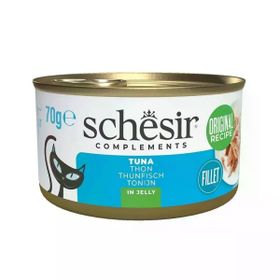 Schesir Jöle İçinde Ton Balıklı 70 gr Yetişkin Kedi Konservesi