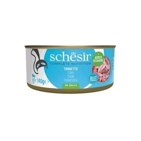 Schesir Jöle İçinde Ton Balıklı Balıklı Yetişkin 140 gr Kedi Konservesi