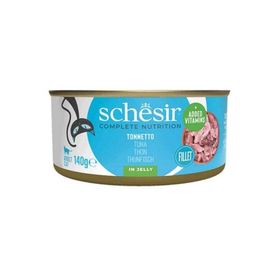 Schesir Jöle İçinde Ton Balıklı Balıklı Yetişkin 140 gr Kedi Konservesi