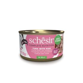 Schesir Jöle İçinde Ton Balıklı ve Jambonlu 85 gr Yetişkin Kedi Konservesi