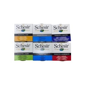 Schesir Okyanus Serisi Karma Paket 6x85 gr Kedi Konservesi
