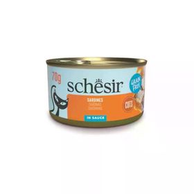 Schesir Sos İçinde Sardalyalı Yetişkin 70 gr Kedi Konservesi