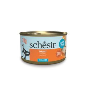 Schesir Sos İçinde Sardalyalı Yetişkin 70 gr Kedi Konservesi