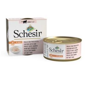 Schesir Soslu Tavuklu ve Jambonlu 70 gr Kedi Konservesi